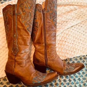 Corral Knee High Cowboy Boots